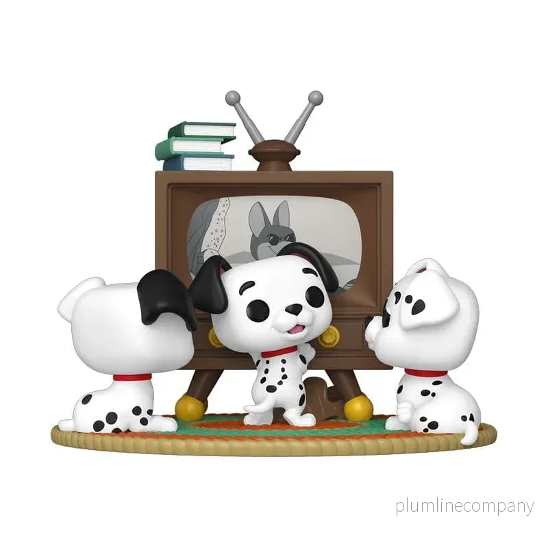 One Hundred and One Dalmatians POP Moment Figurer Rolly, Patch & Lucky med TV 9 cm - Bild 2