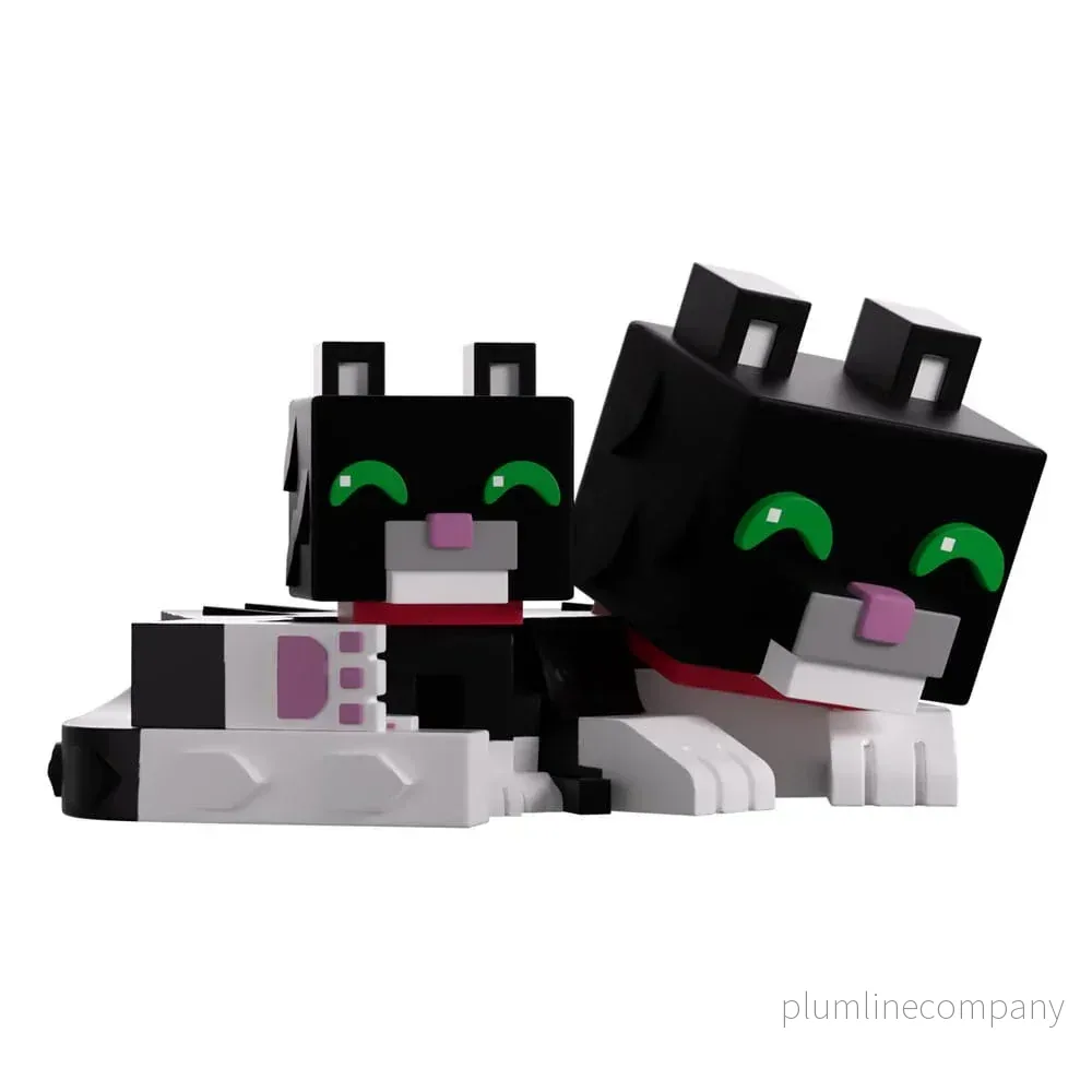 Minecraft Figur Tuxedo Cat 6 cm - Bild 2