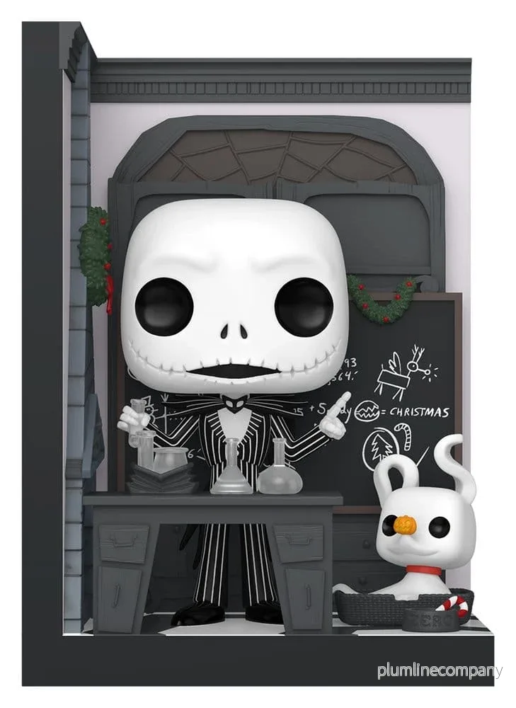 Nightmare Before Christmas POP! Nooks-figur Jack Skellingtons rum 9 cm - Bild 2