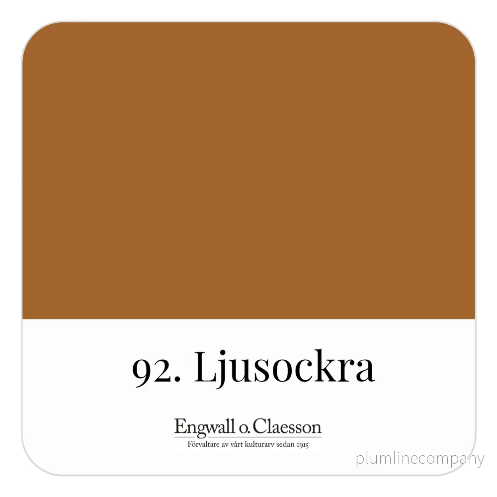 Utvändig Linoljefärg Ljusockra 92 1 L