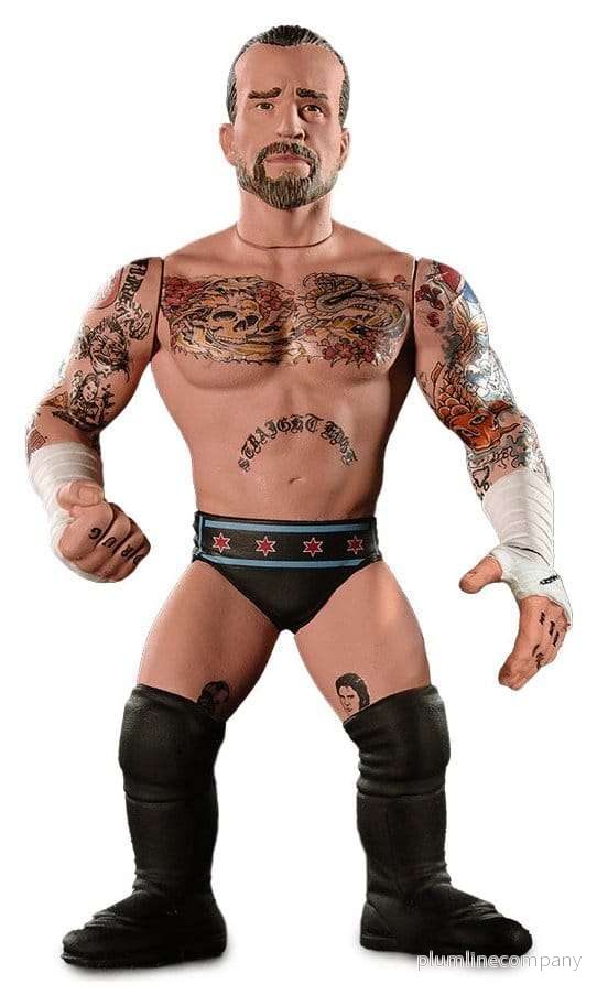 Zombie Sailors Toys actionfigur CM Punk med heels och ansikten, 11 cm Zombie Sailors Toys actionfigur CM Punk med heels och ansikten, 11 cm