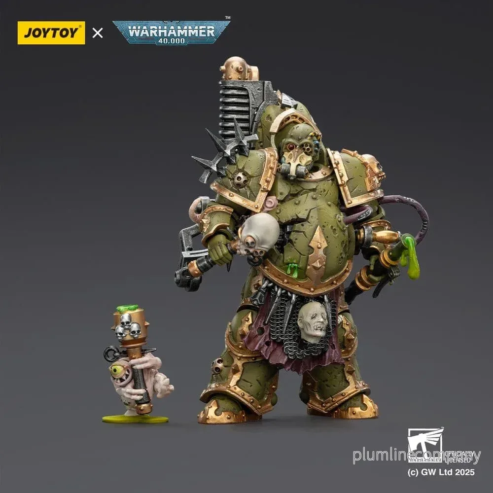 Warhammer 40 000 Actionfigur Death Guard Foul Blight Spawn med Plague Sprayer 12 cm - Bild 3