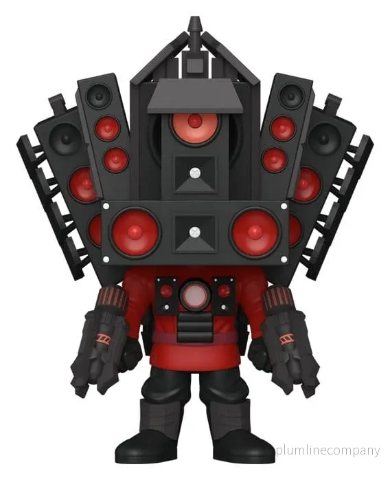 Skibidi Toalett POP! Rocks Figur Titan Speakerman 9 cm - Bild 2