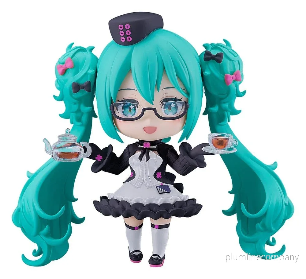 Karaktärs-Vokalsserie 01: Hatsune Miku Nendoroid Actionfigur Hatsune Miku: Glasögon x Café-version 10 cm Karaktärs-Vokalsserie 01: Hatsune Miku Nendoroid Actionfigur Hatsune Miku: Glasögon x Café-version 10 cm