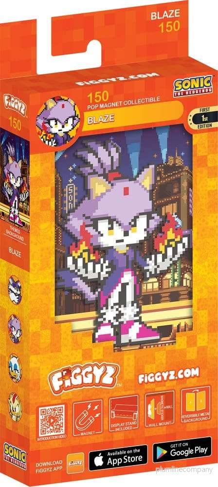 Sonic the Hedgehog (Modern) FiGGYZ magnetisk samlarfigur Blaze the Cat 11 cm - Bild 2