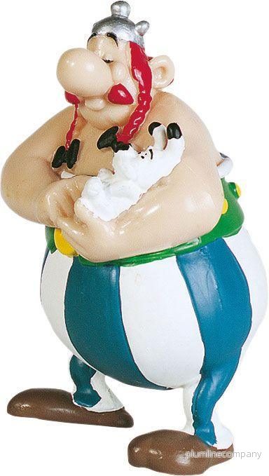 Asterix Figur Obelix med Dogmatix 8 cm Asterix Figur Obelix med Dogmatix 8 cm