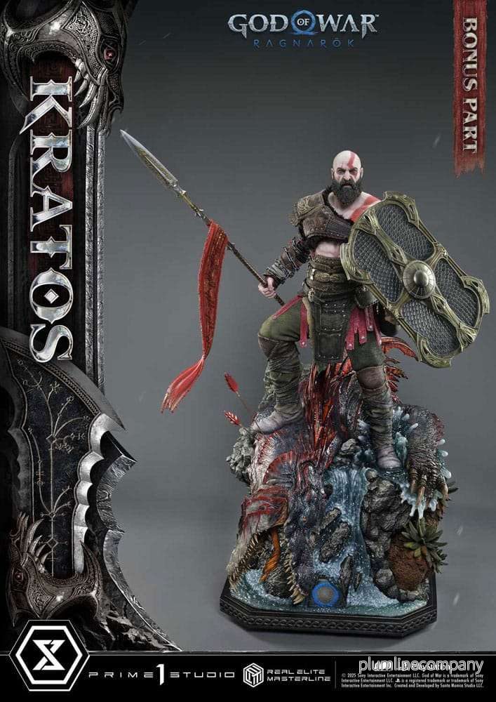 God of War: Ragnarok Real Elite Masterline Series staty 1/3 Kratos Ultimate Bonus Version 95 cm God of War: Ragnarok Real Elite Masterline Series staty 1/3 Kratos Ultimate Bonus Version 95 cm