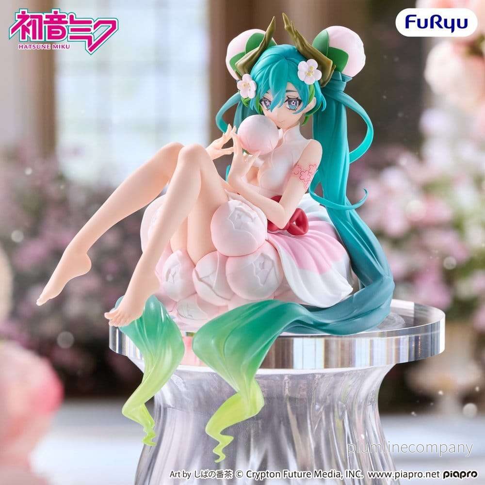 Hatsune Miku Noodle Stopper PVC-figur Flower Fairy White Plum Blossom 13 cm