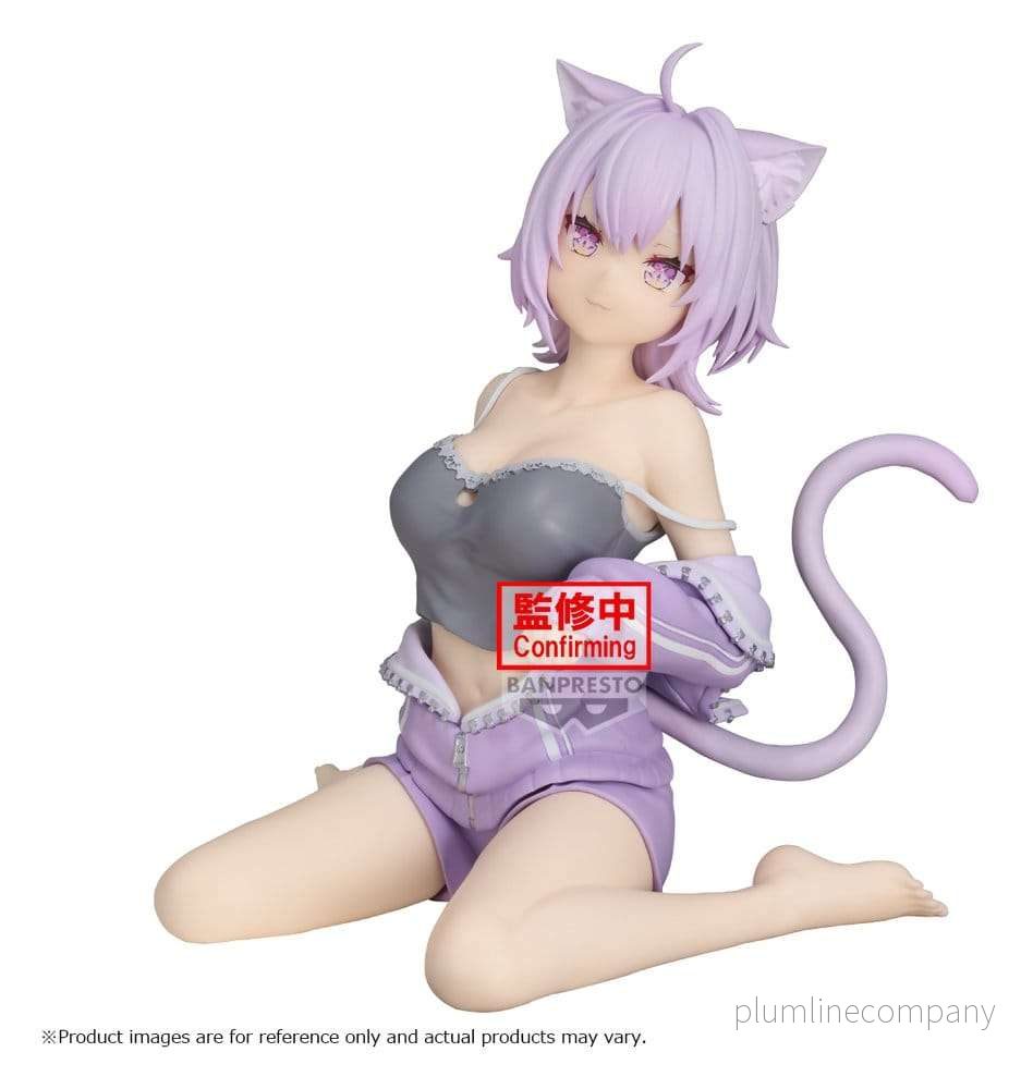 Hololive Relax Time PVC-figur Nekomata Okayu Members-only outfit ver. 13 cm Hololive Relax Time PVC-figur Nekomata Okayu Members-only outfit ver. 13 cm