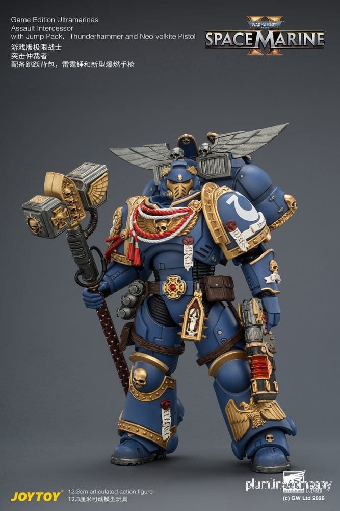 Warhammer Actionfigur Spelledition Ultramarines Assault Intercessor 12 cm - Bild 3