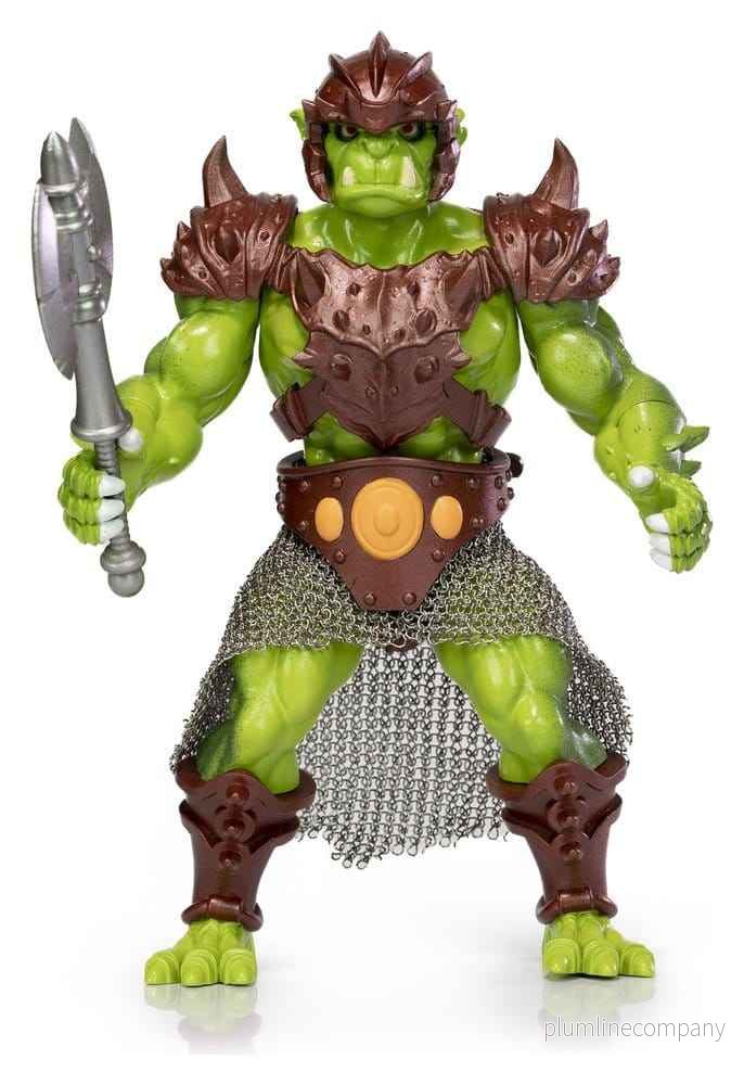 Legends of Dragonore Hellforge Actionfigur Grime 14 cm - Orc Mästare av Förstörelse med Sköld och Rustning - Bild 2