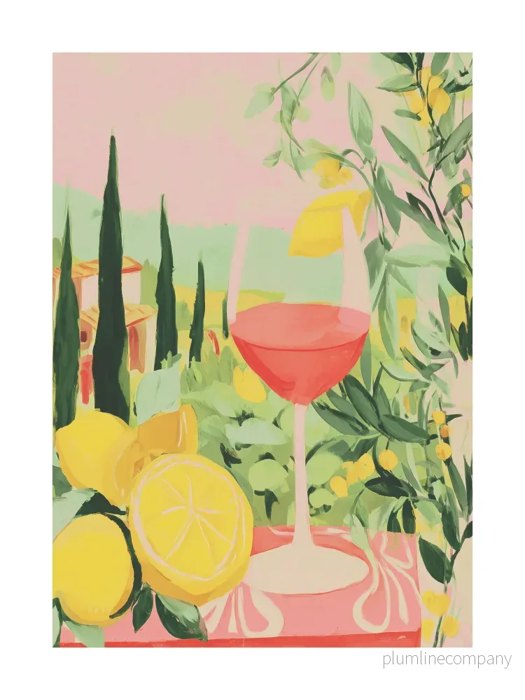 Tuscan Wine Moment Poster