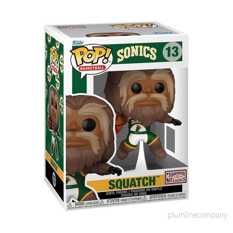 NBA Legends POP! Sports Figur Mascots Sonics - Sasquatch 9 cm - Bild 3