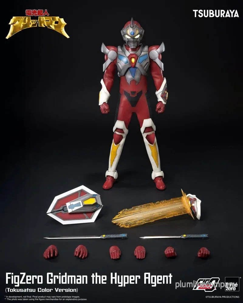 Gridman Hyperagent FigZero Actionfigur Gridman (Tokusatsu Färgversion) 30 cm - Bild 3