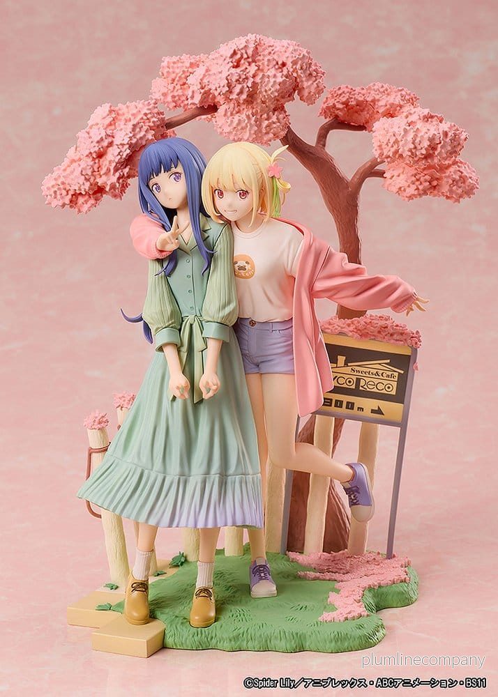 Lycoris Recoil PVC-figurer 2-Pack Chisato Nishikigi & Takina Inoue Vårversion 25 cm - Bild 3
