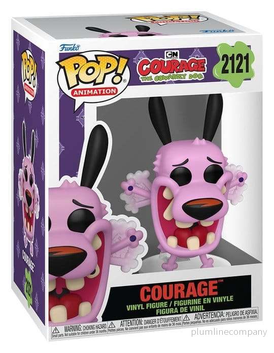 Courage the Cowardly Dog POP! Animation Vinylfigur Courage 9 cm - Bild 2