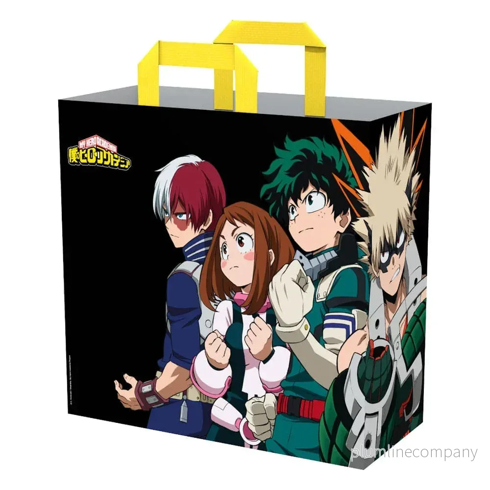 My Hero Academia Tote Bag Team – Högkvalitativ och Miljövänlig