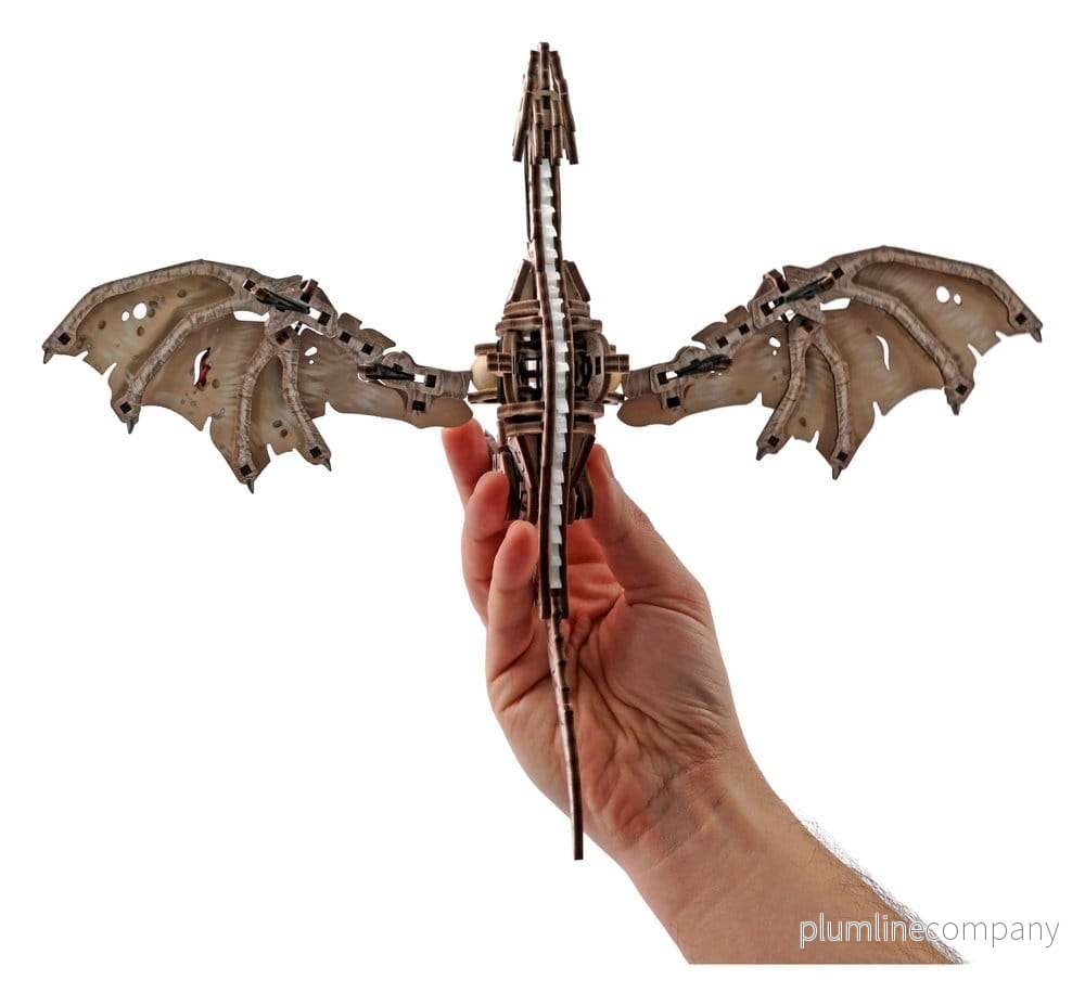 Harry Potter 3D-träpussel Ukrainian Ironbelly Dragon - Bild 3