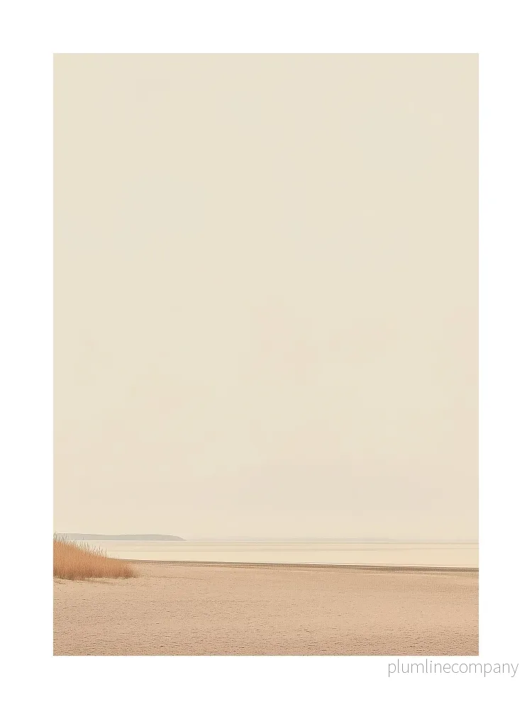 Minimalist Swedish Coast Poster