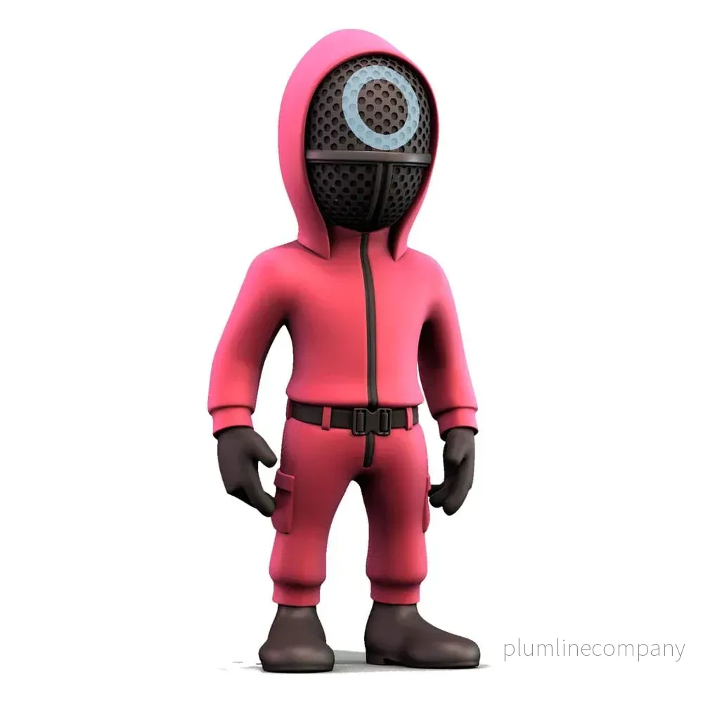 Squid Game Minix Figur Maskerad Cirkelvakt 12 cm - Bild 2