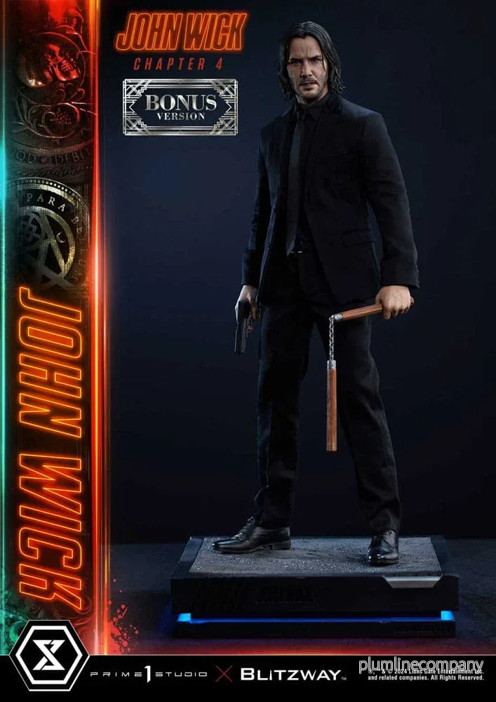 John Wick Chapter 4 Ultimate Premium Masterline Series Staty 1/4 John Wick Deluxe Bonus Version 54 cm