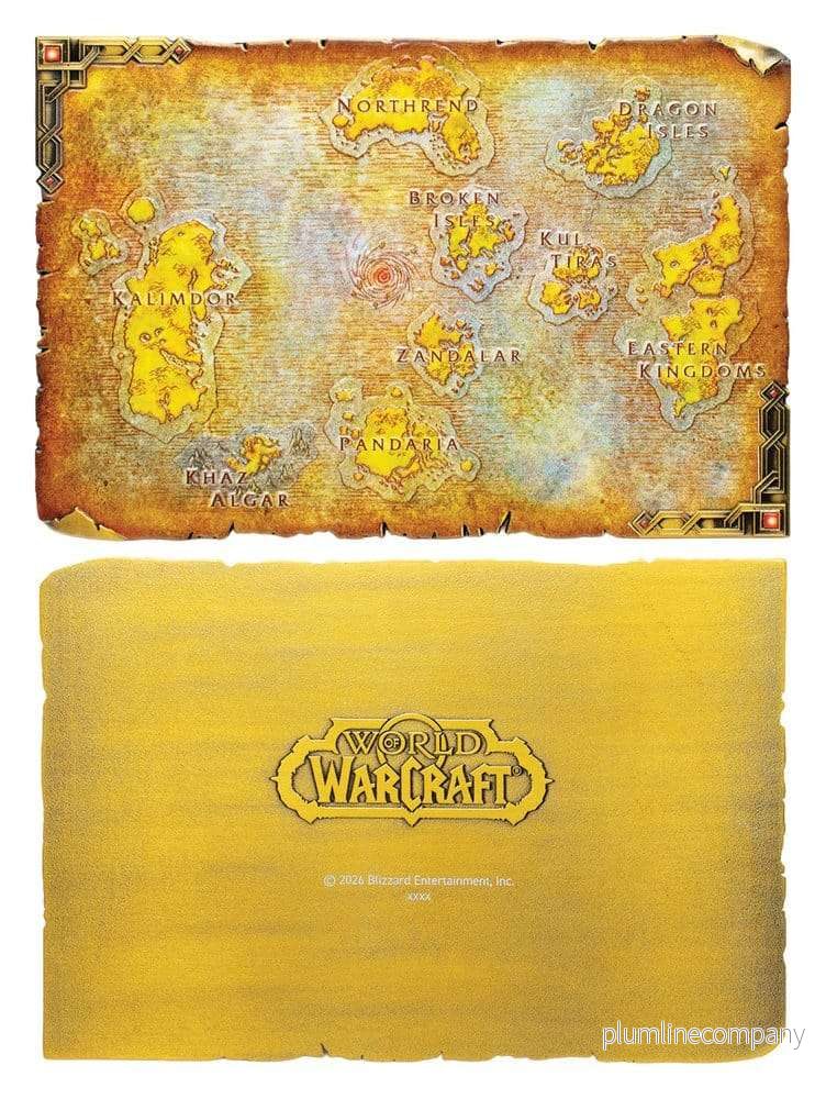 World of Warcraft Replica Metal Map of Azeroth Limited Edition 12 x 18 cm - Bild 3