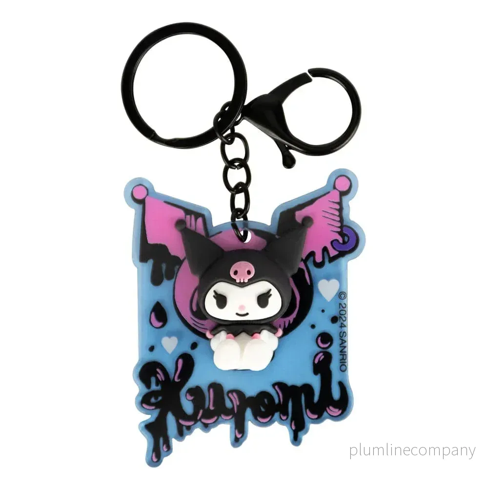 Sanrio 3D Akryl Nyckelring Kuromi
