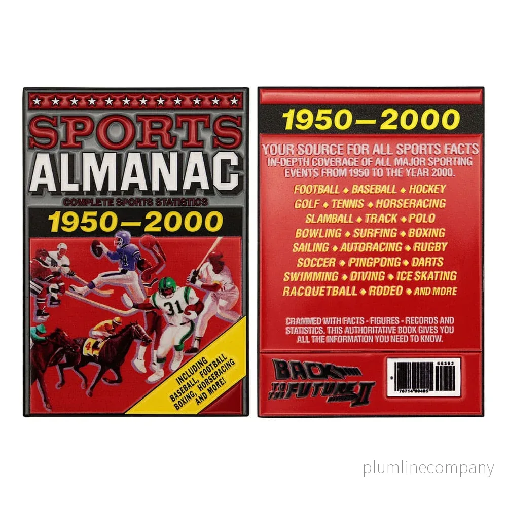 Back to the Future Ingot Sport Almanac Limited Edition Back to the Future Ingot Sport Almanac Limited Edition