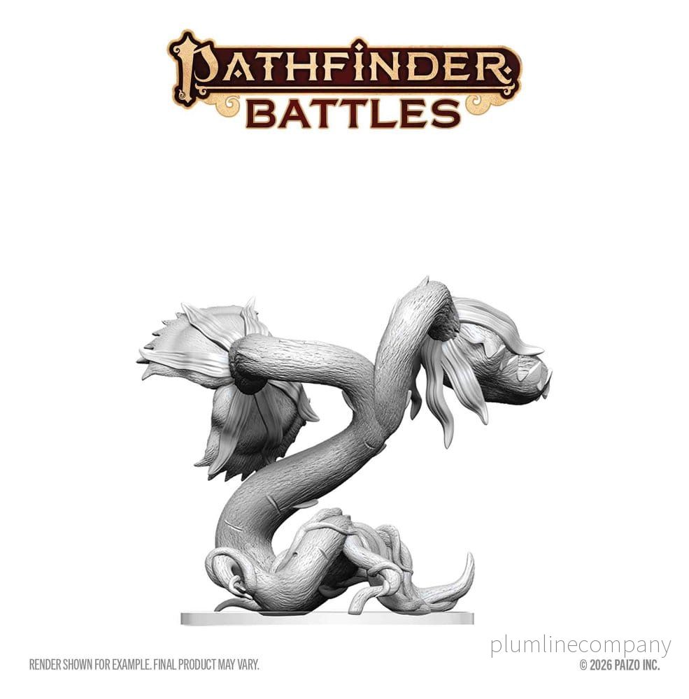 Pathfinder Battles Deep Cuts Omålade Minifigur Snapping Flytrap 15 cm - Bild 2