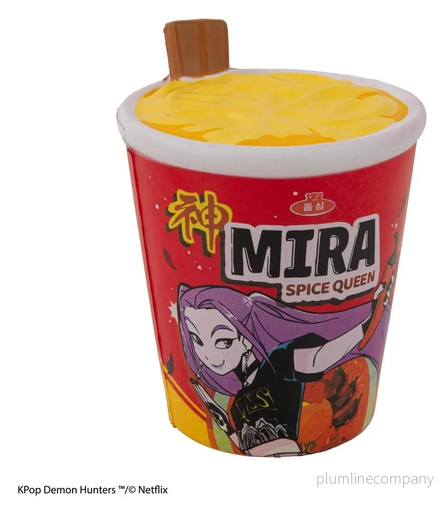 KPop Demon Hunters Squishy Antistressfigur Mira Spice Queen Noodles KPop Demon Hunters Squishy Antistressfigur Mira Spice Queen Noodles