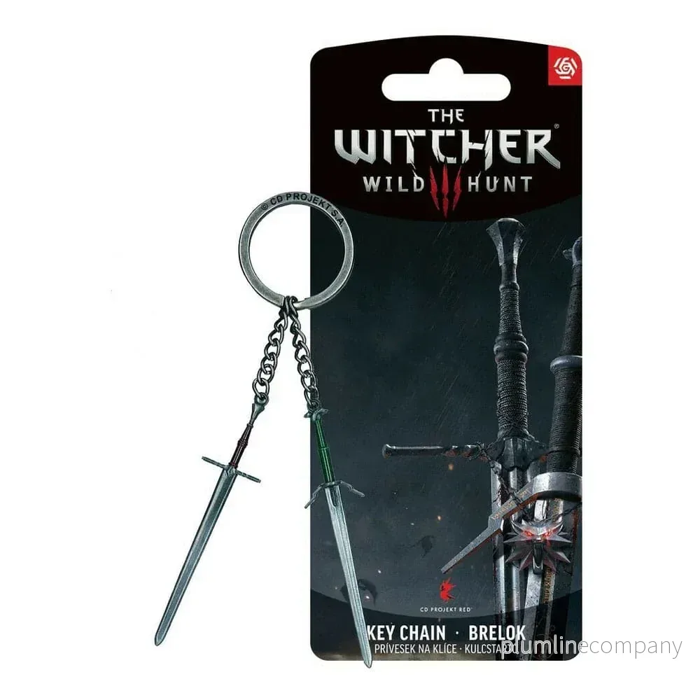 The Witcher III: Wild Hunt Nyckelring Geralt med Två Svärd - Bild 3