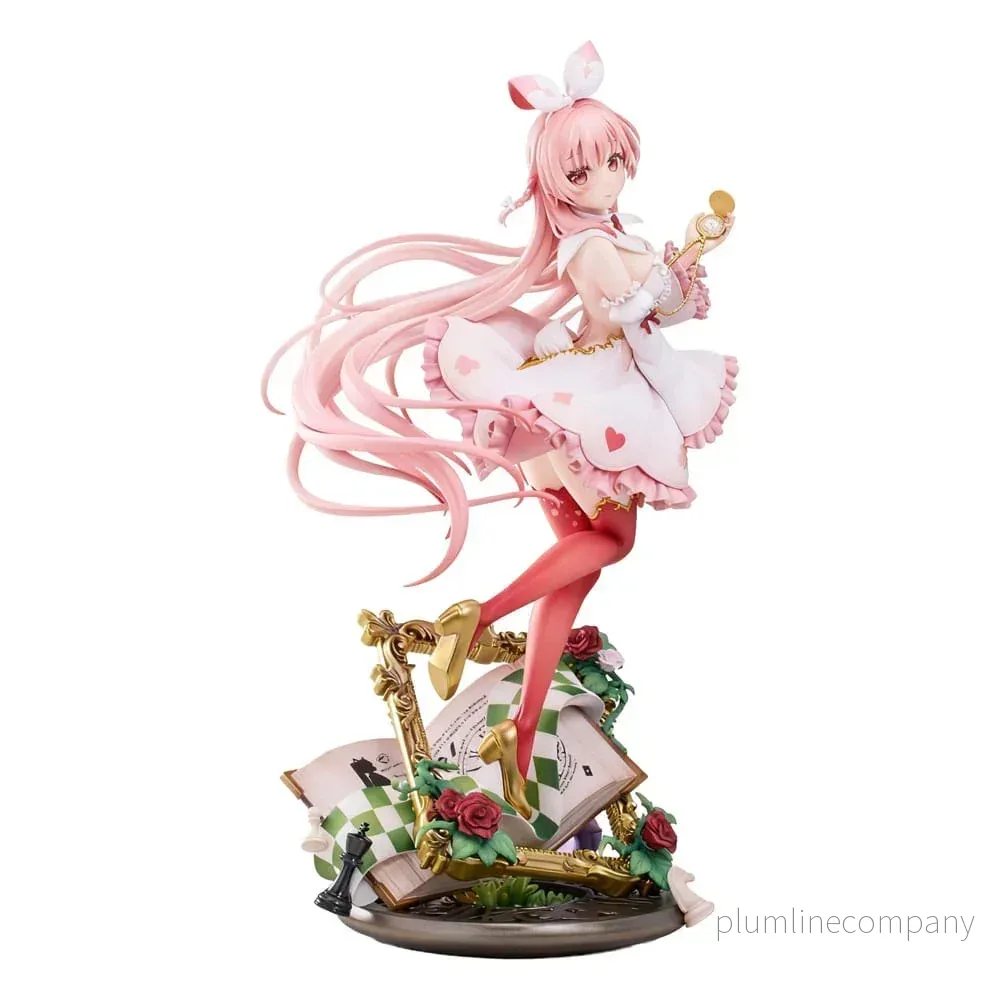 Original Karaktär PVC Figur 1/7 Vit Kanin Rosu Wonderland Ver. Illustrerad av Rosuuri Deluxe Edition 29 cm - Bild 2