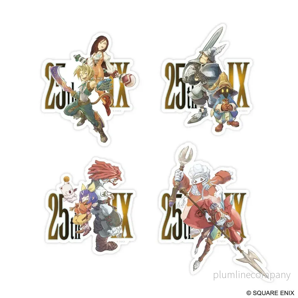 Final Fantasy IX Klistermärke Set 25-årsjubileum