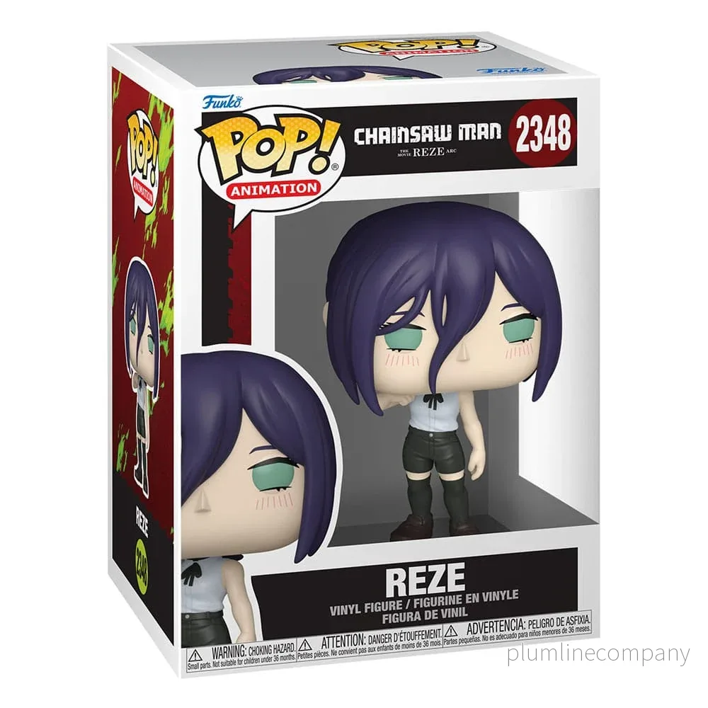Chainsaw Man POP! Animation Figurer Reze med Chase 9 cm Sortiment (6) - Bild 3