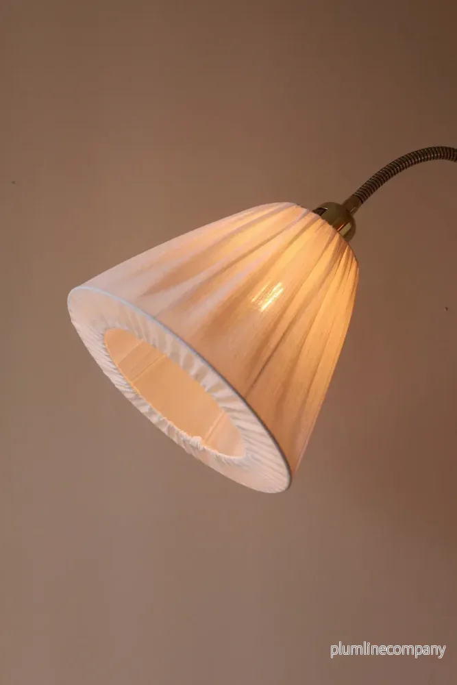 Klocka lampskärm med toppringsfäste 24 cm - Bild 3