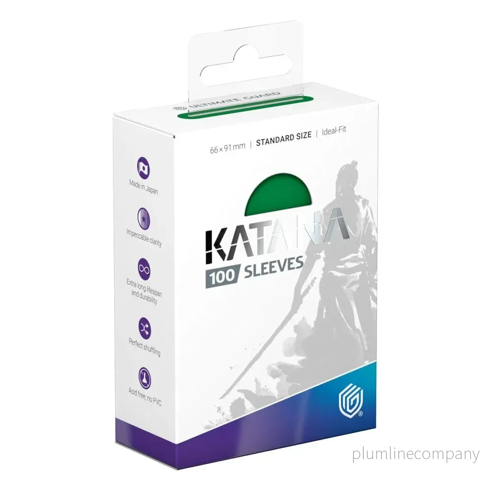 Ultimate Guard Katana Sleeves Standard Size (100) – Jade Garden Ultimate Guard Katana Sleeves Standard Size (100) – Jade Garden