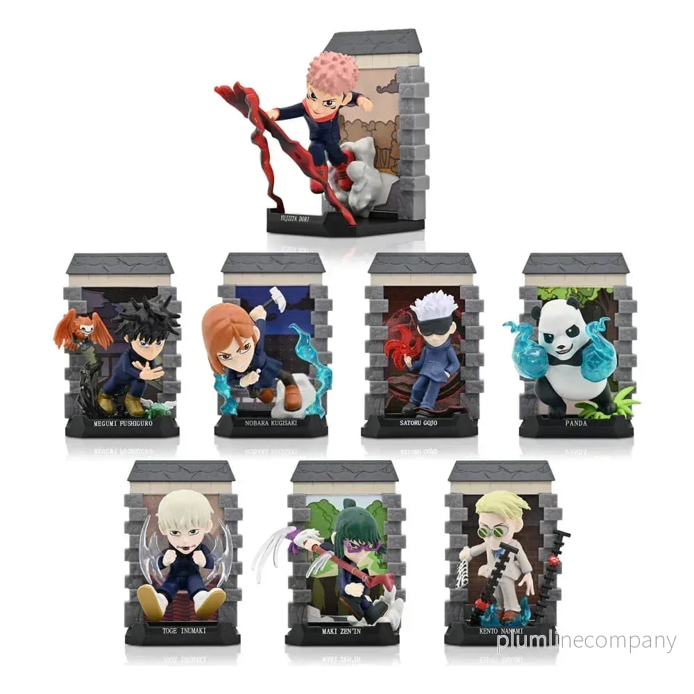 Jujutsu Kaisen Mysteri Kapslar Mini Figurer 10 cm Display (12)