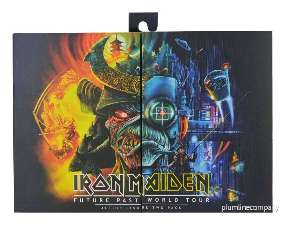 Iron Maiden Future Past World Tour Ultimate Action Figures 2-Pack Senjutsu Eddie och Somewhere in Time Eddie 18 cm - Bild 3