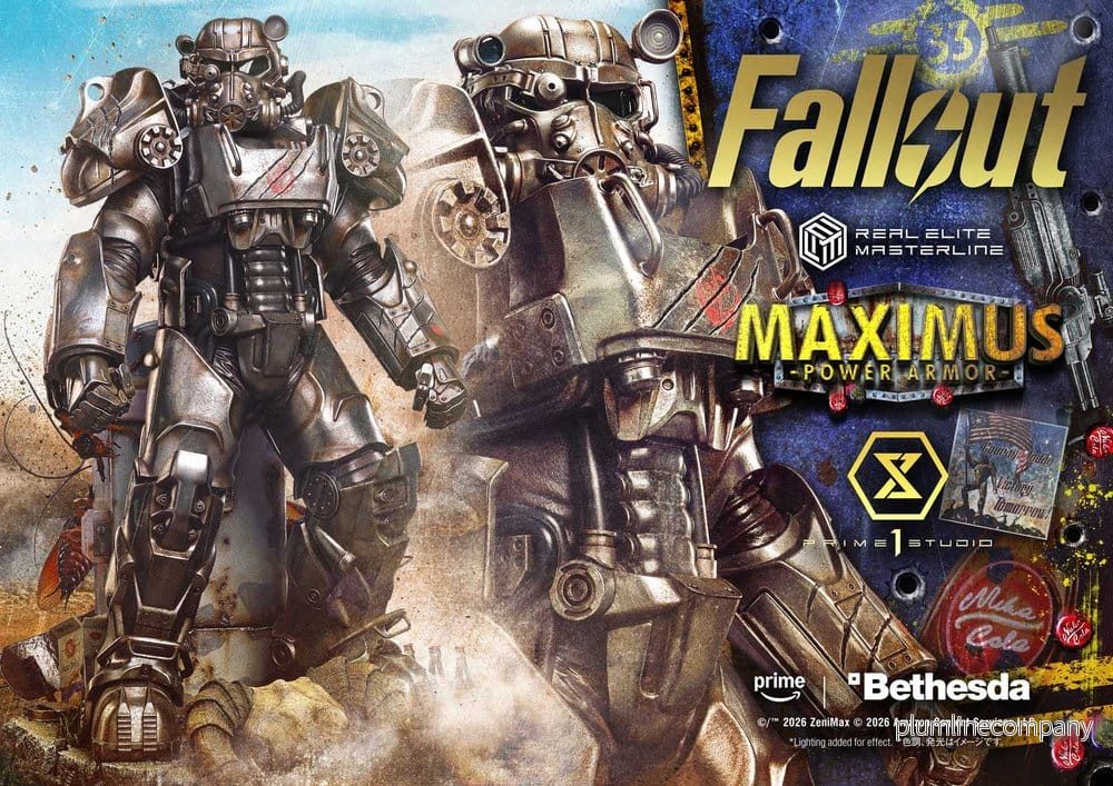Fallout Real Elite Masterline Statue 1/4 Maximus Power Armor 67 cm - Bild 2