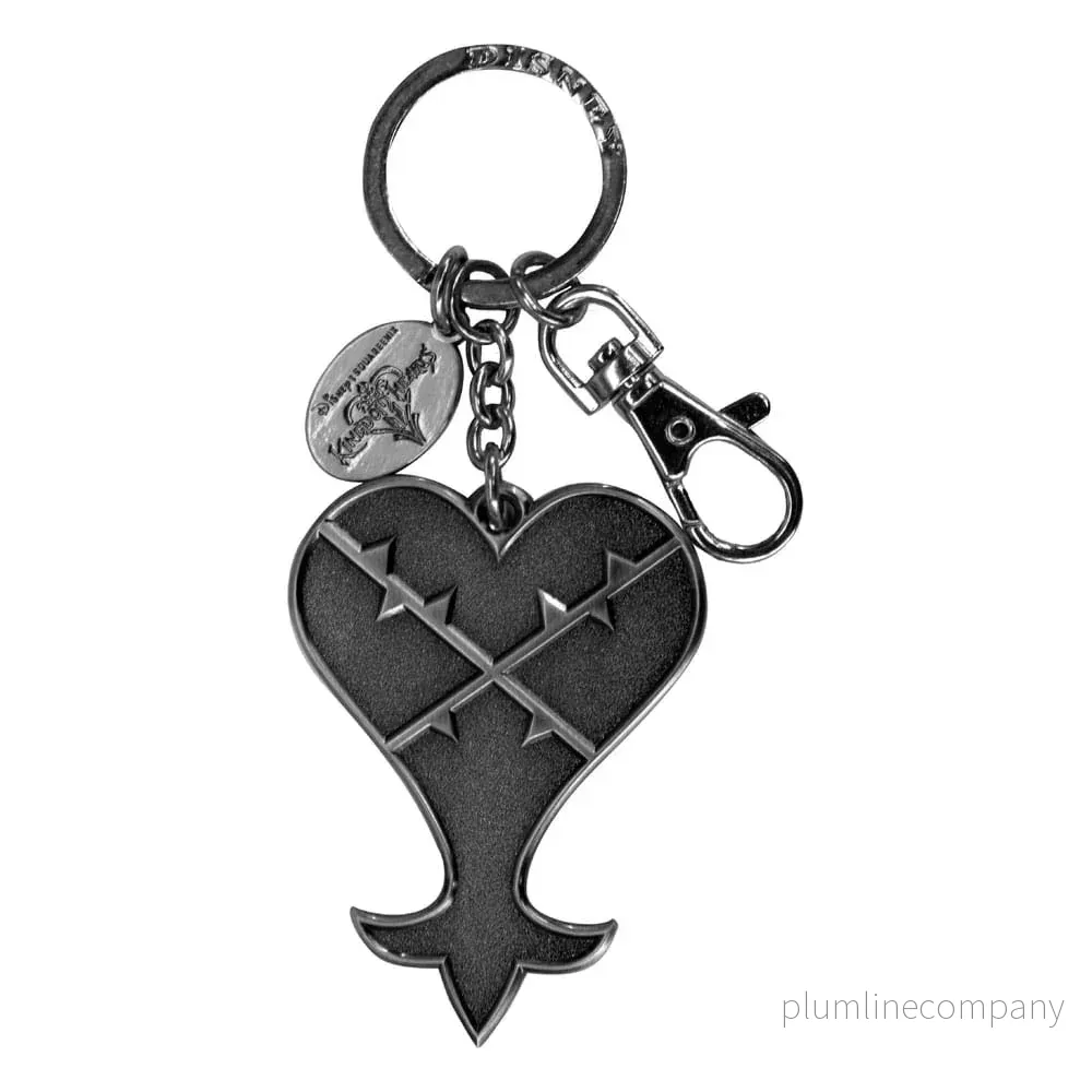 Kingdom Hearts Metal Nyckelring Heartless Logo - Officiell Nyckelring - Bild 2