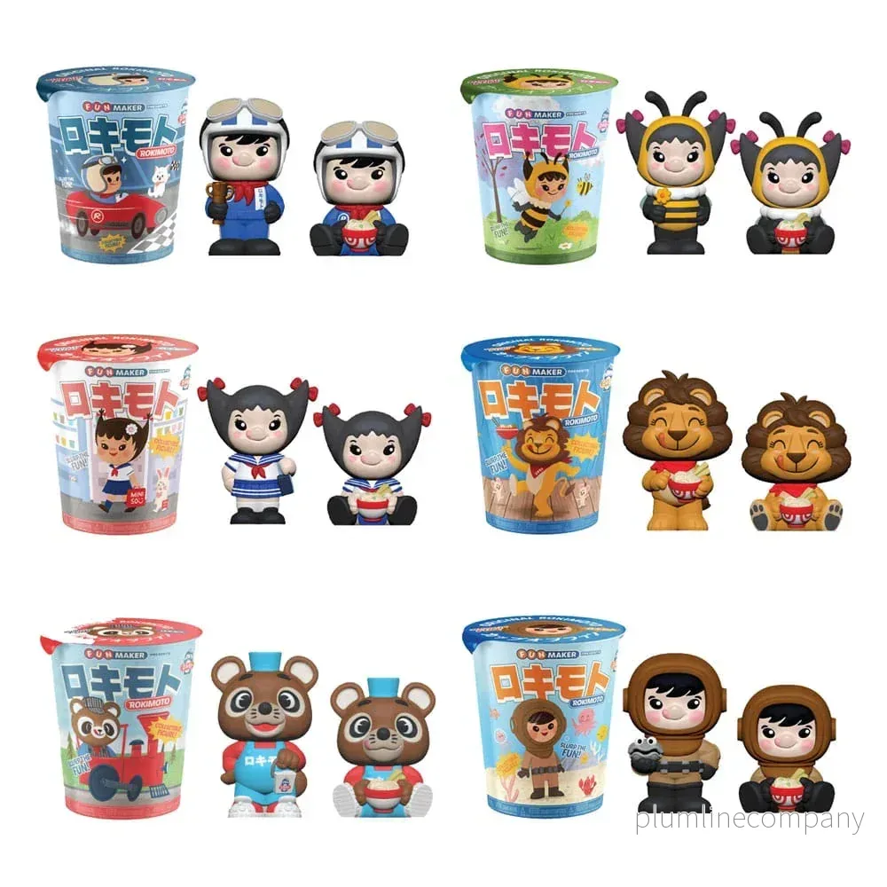 Rokimoto Cup of Fun Blind Box Figures Wave 2 - Display med 12 Stycken - Bild 2