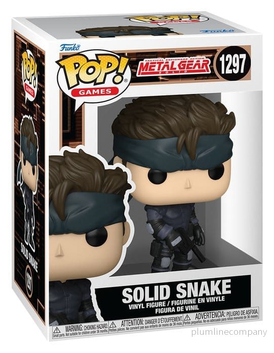 Metal Gear Solid POP! Games Figur Solid Snake 9 cm - Bild 2