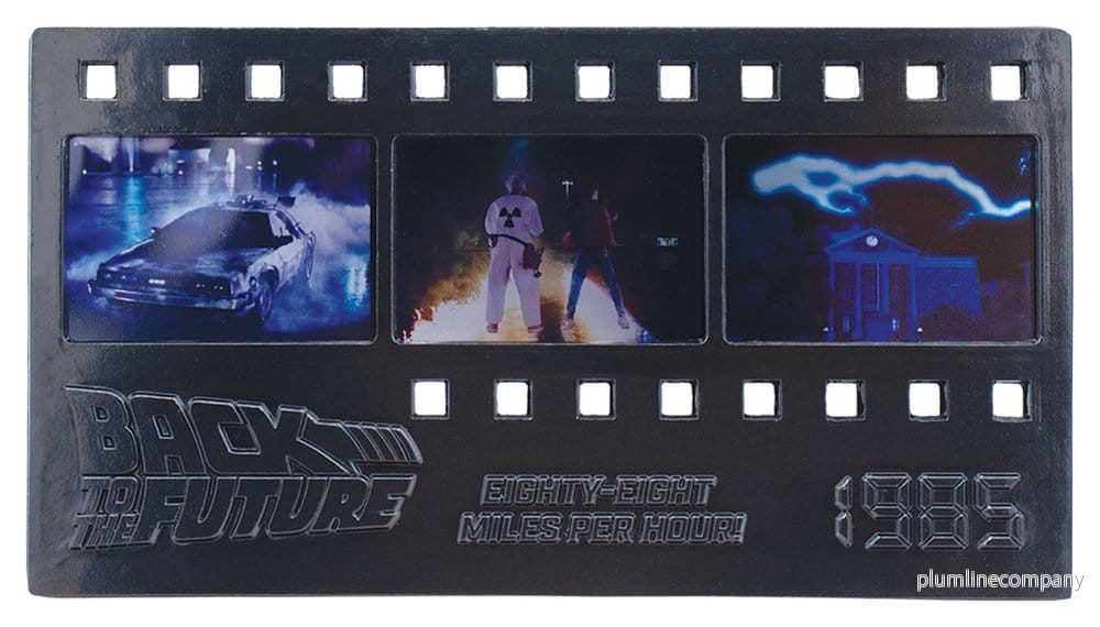 Back to the Future Ingot Metal Film Strip samlarobjekt Limited Edition