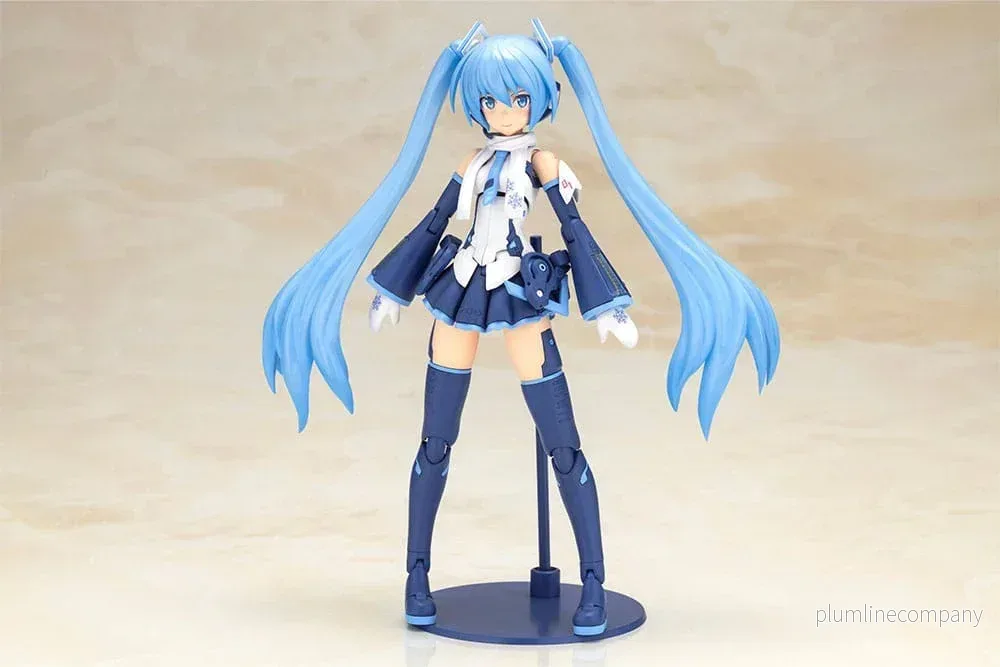 Frame Arms Girl x Hatsune Miku Plastmodellkit - Frame Music Girl Snow Miku Another Color Ver. 15 cm - Bild 3