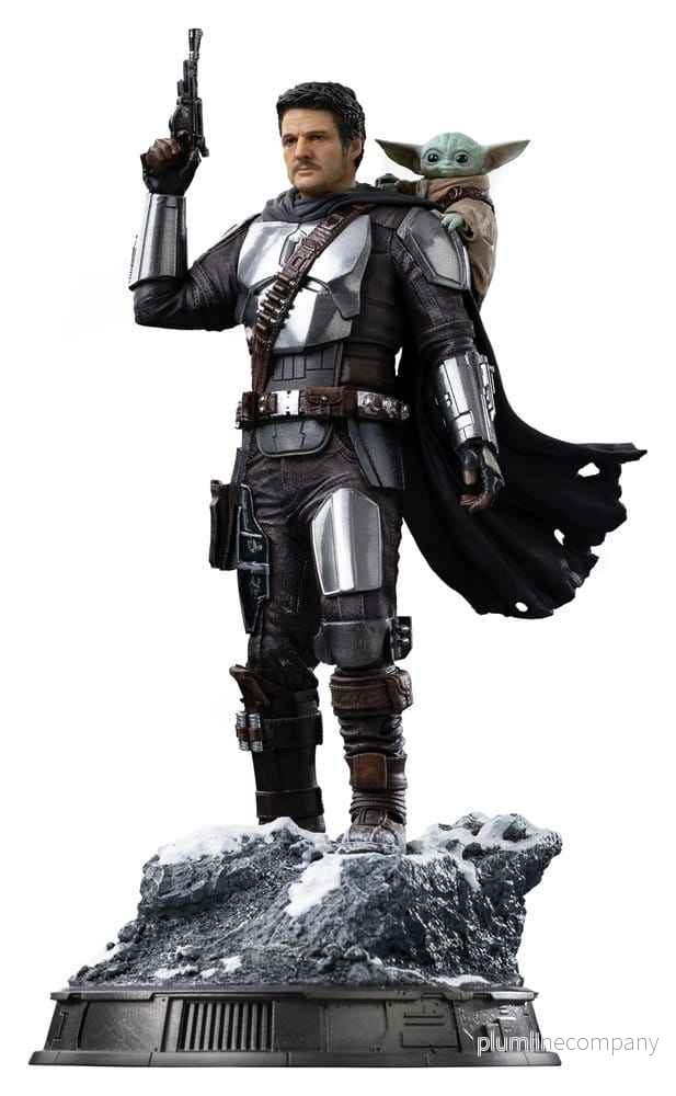 The Mandalorian & Grogu Art Scale Figur 1/10 The Mandalorian och Grogu 25 cm - Bild 3