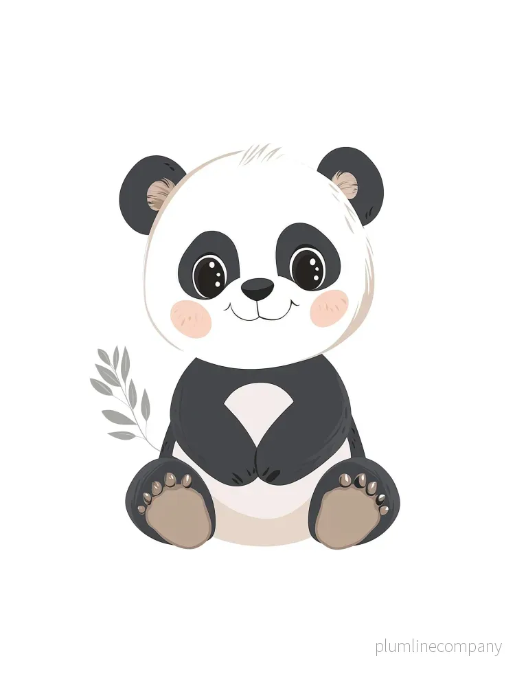 Cute Panda Poster Cute Panda Poster