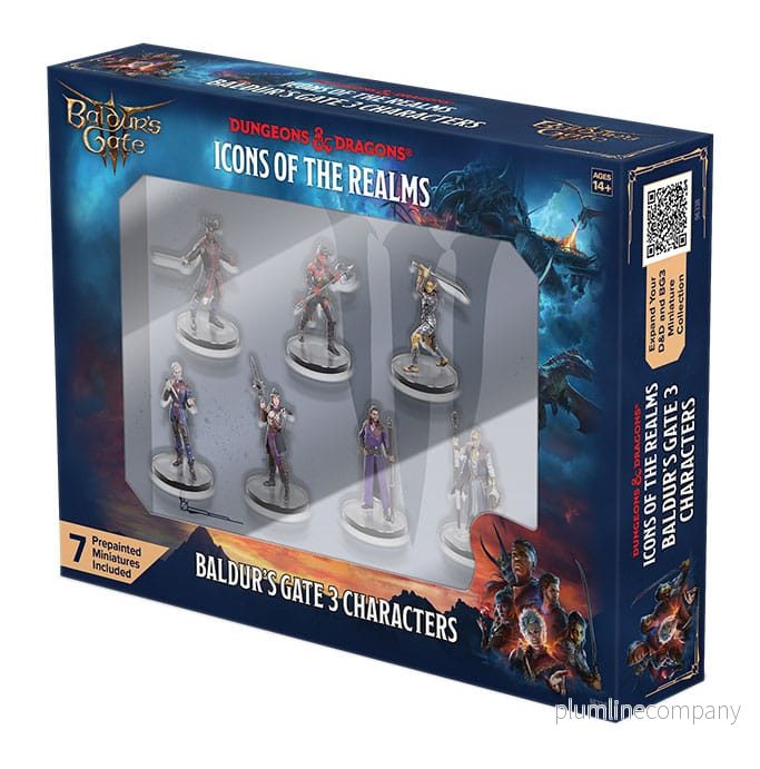 D&D Icons of the Realms förmålade miniaturer Planescape: Baldur’s Gate 3 – Karaktärsboxset D&D Icons of the Realms förmålade miniaturer Planescape: Baldur’s Gate 3 – Karaktärsboxset