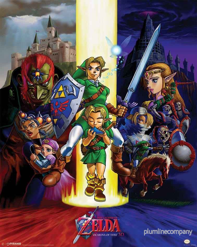 The Legend of Zelda Posterpack Ocarina of Time 40 x 50 cm (4 stycken) - Bild 2