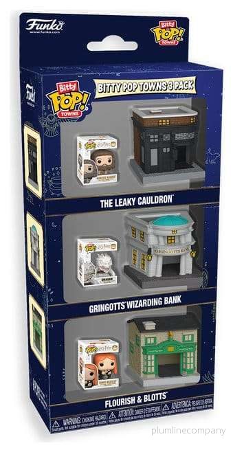 Harry Potter Bitty POP! Towns Vinylfigurer 3-pack Diagon Alley