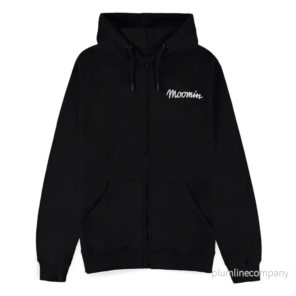 Mumin Zipper Hoodie Blomma – Kvalitetsdesign för Muminälskare - Bild 3